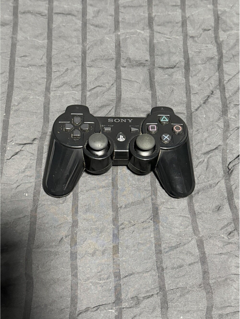 Sony PS3 Dualshock 3 Sixaxis Controller Black Genuine OEM